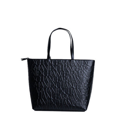 Armani Exchange Black Polyester Handbag