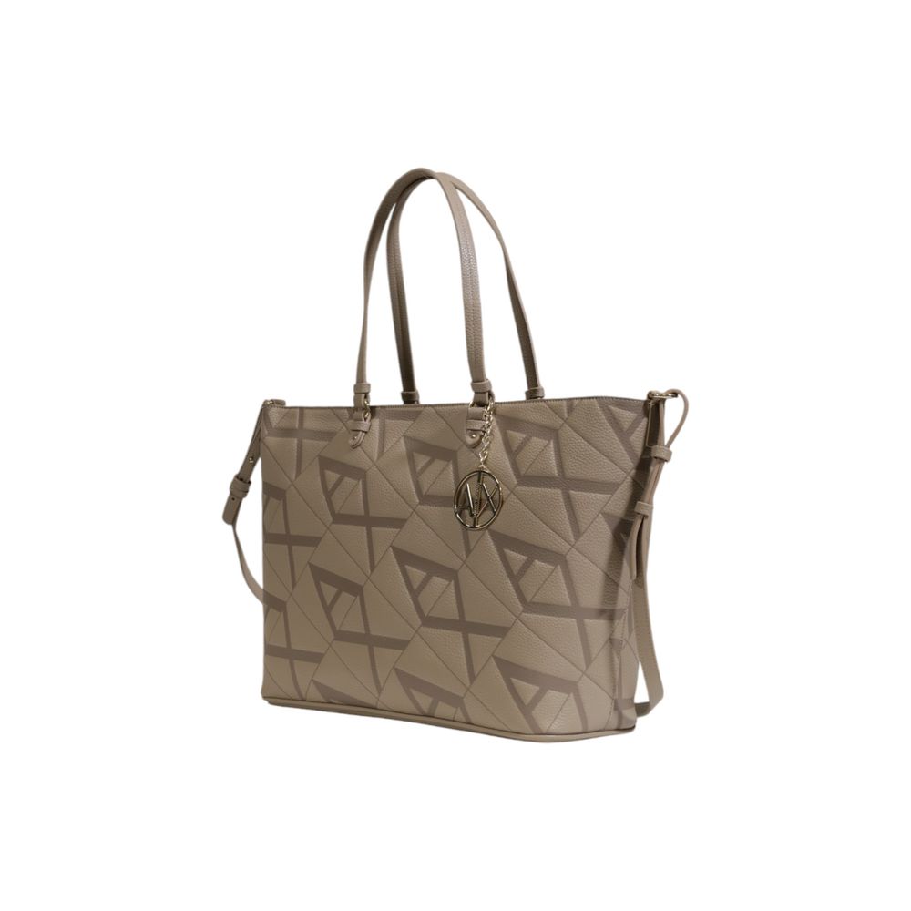 Armani Exchange Beige Polyethylene Handbag