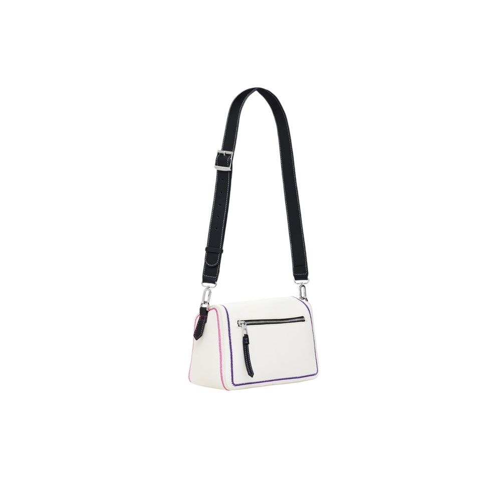 Desigual Cream Polyethylene Handbag