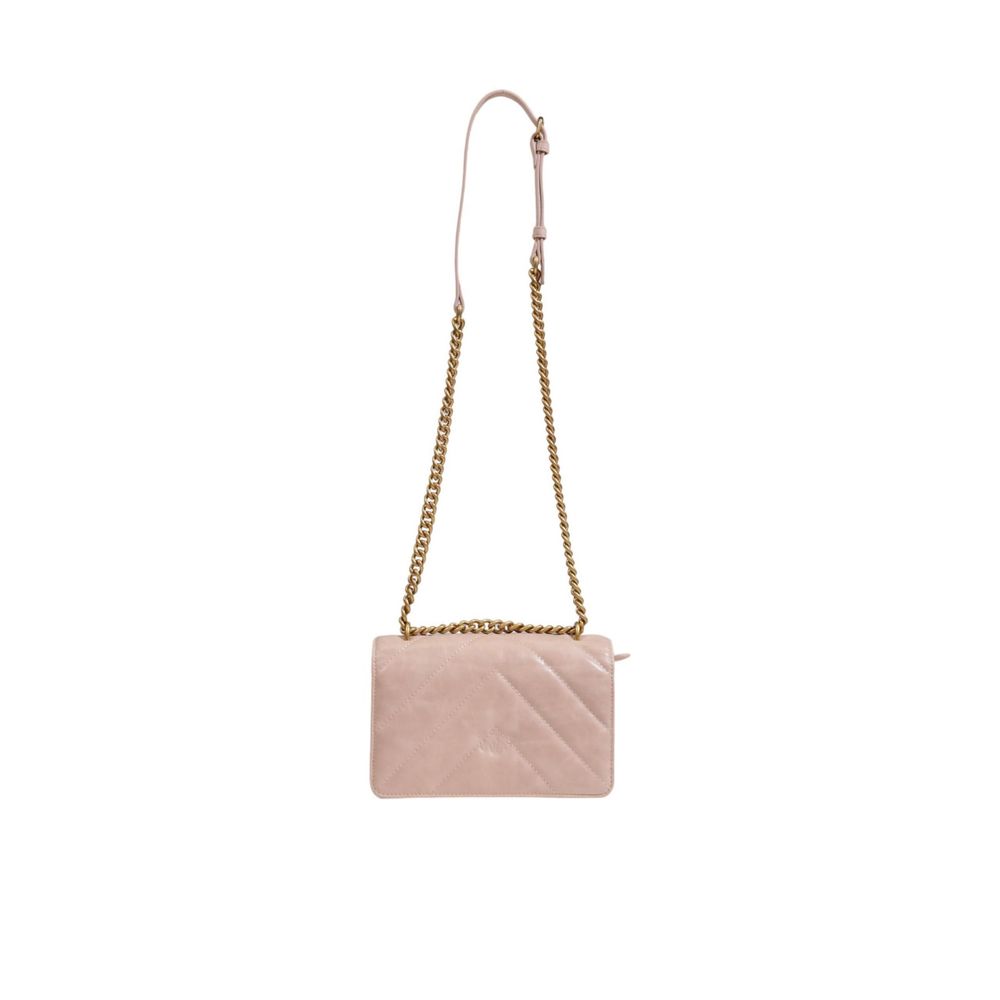 PINKO Pink Leather Handbag