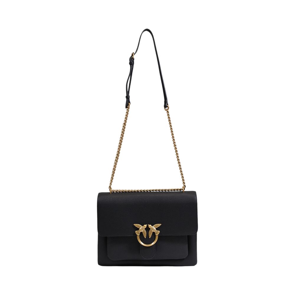 PINKO Black Leather Handbag