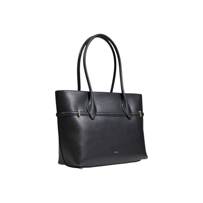 Furla Black Leather Handbag