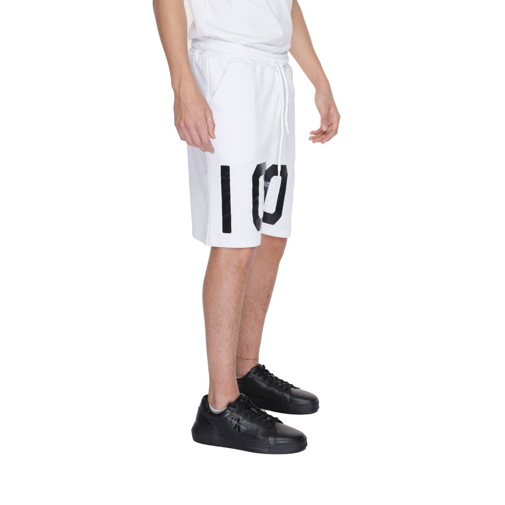 Icon White Cotton Short