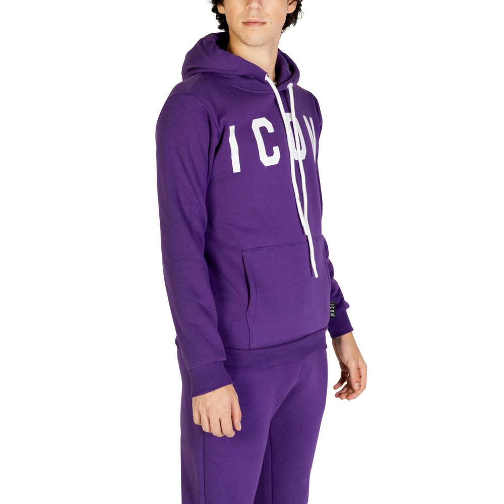 Icon Purple Cotton Sweater