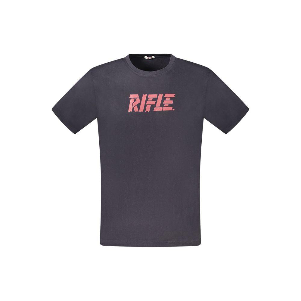 Rifle Blue Cotton T-Shirt