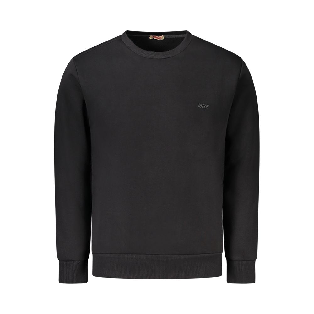 Rifle Black Cotton Sweater