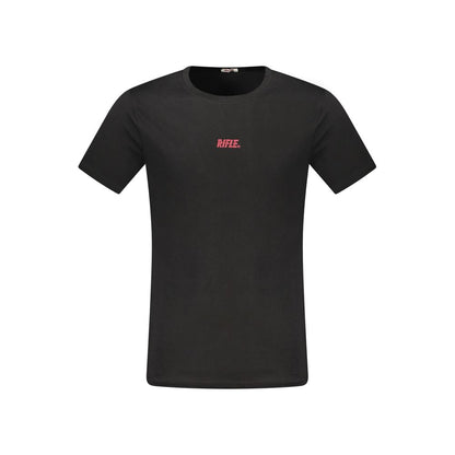 Rifle Black Cotton T-Shirt