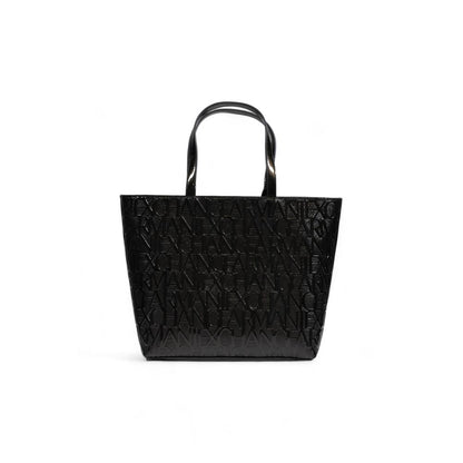 Armani Exchange Black Polyester Handbag