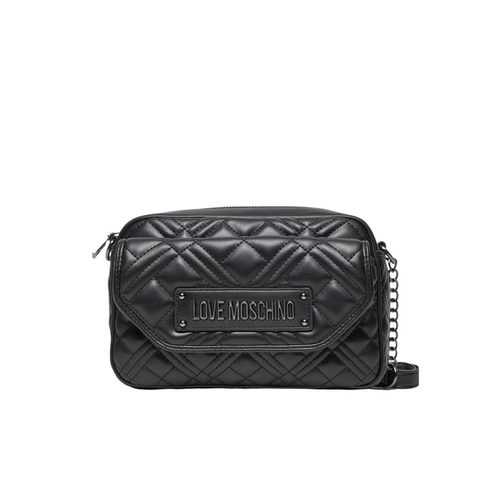 Love Moschino Bicolor Polyethylene Handbag