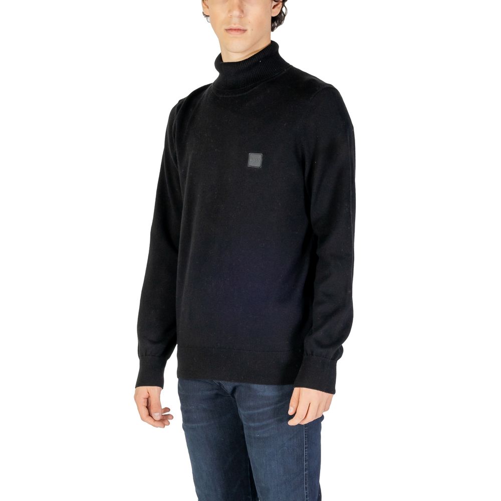 Hugo Boss Black Cotton Sweater