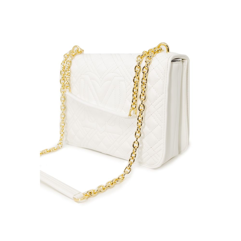 Love Moschino White Polyethylene Handbag