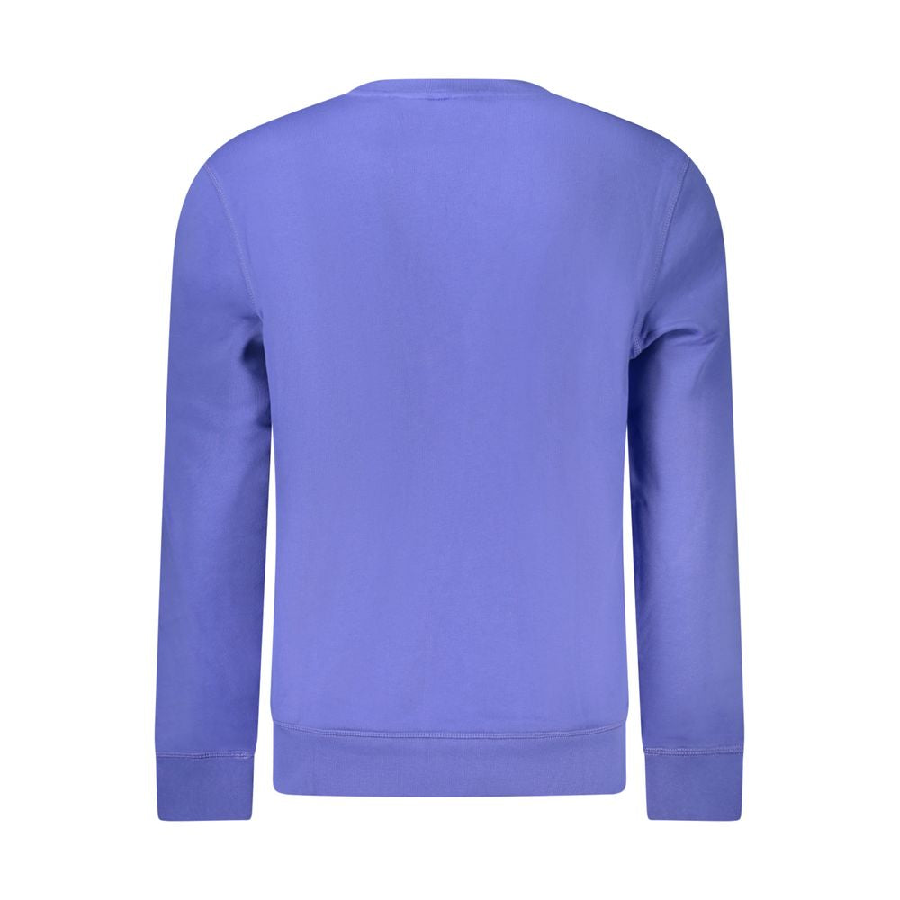 Hugo Boss Blue Cotton Sweater