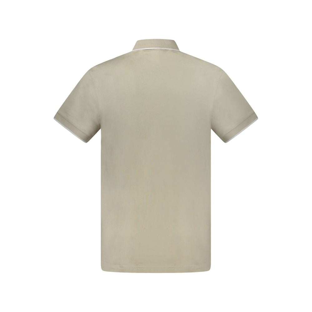 Hugo Boss Beige Cotton Polo Shirt