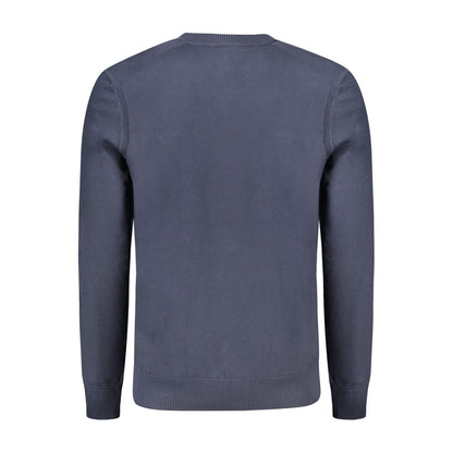 Hugo Boss Blue Cotton Sweater