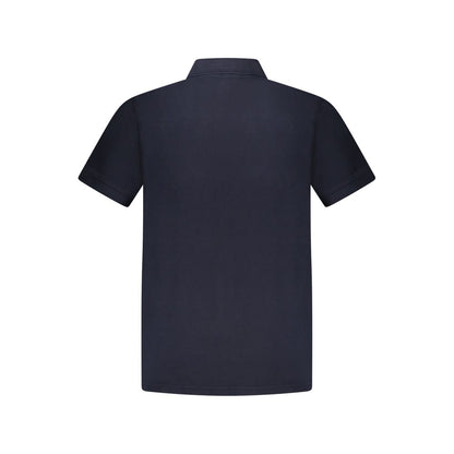 Hugo Boss Blue Cotton Polo Shirt