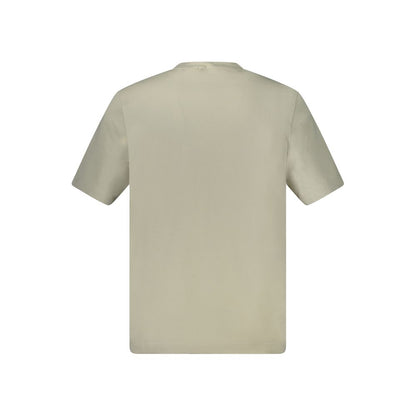 Hugo Boss Beige Cotton T-Shirt