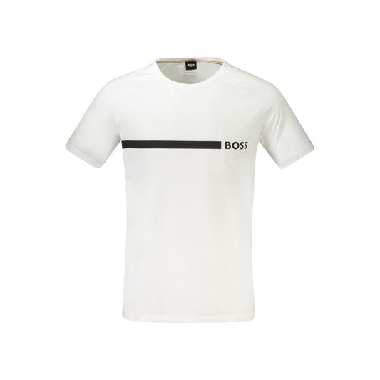 Hugo Boss White Cotton T-Shirt