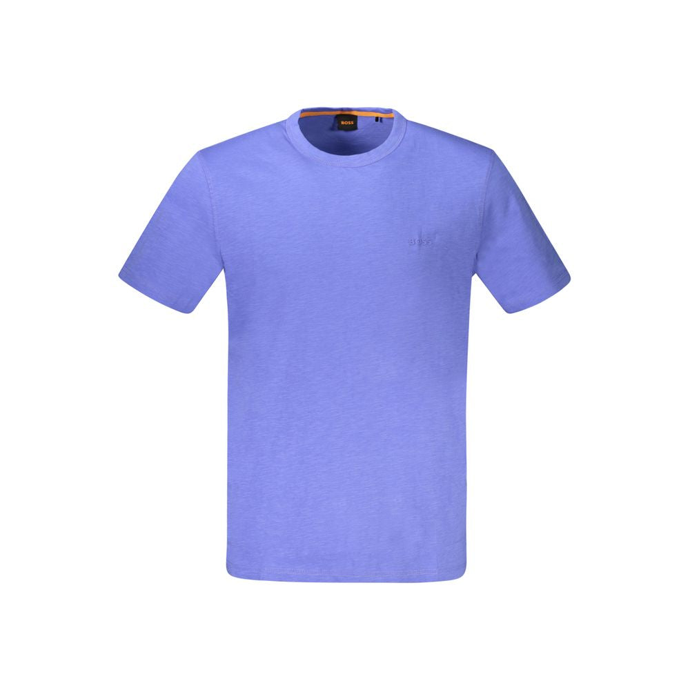 Hugo Boss Blue Cotton T-Shirt