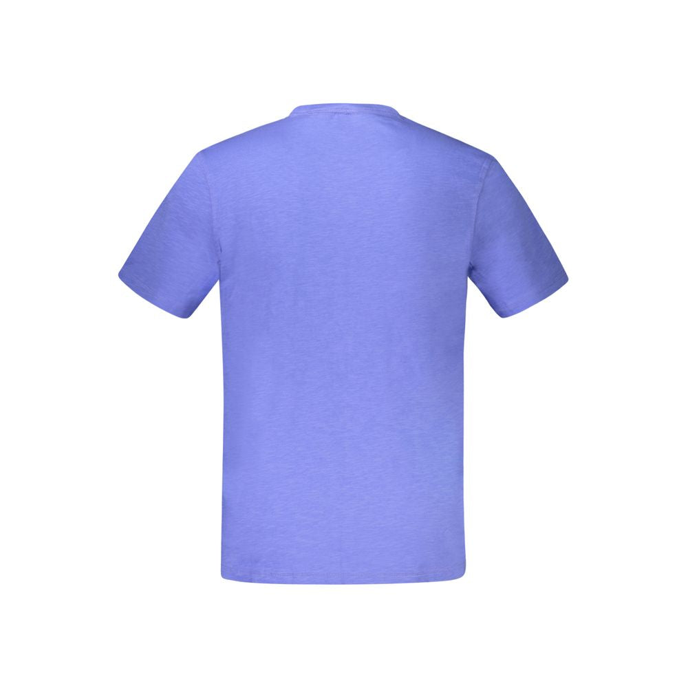 Hugo Boss Blue Cotton T-Shirt