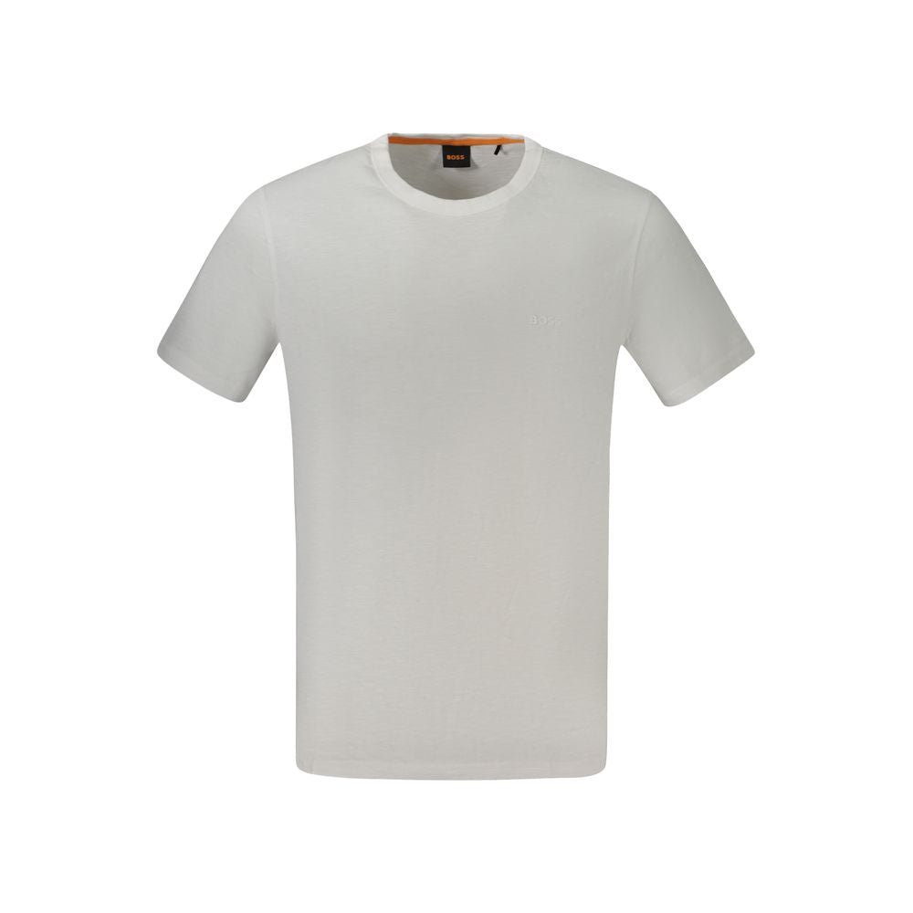 Hugo Boss White Cotton T-Shirt