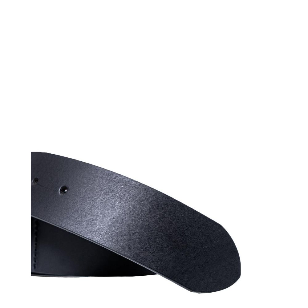 Armani Exchange Black Leather Belt