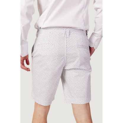 Armani Exchange White Cotton Short