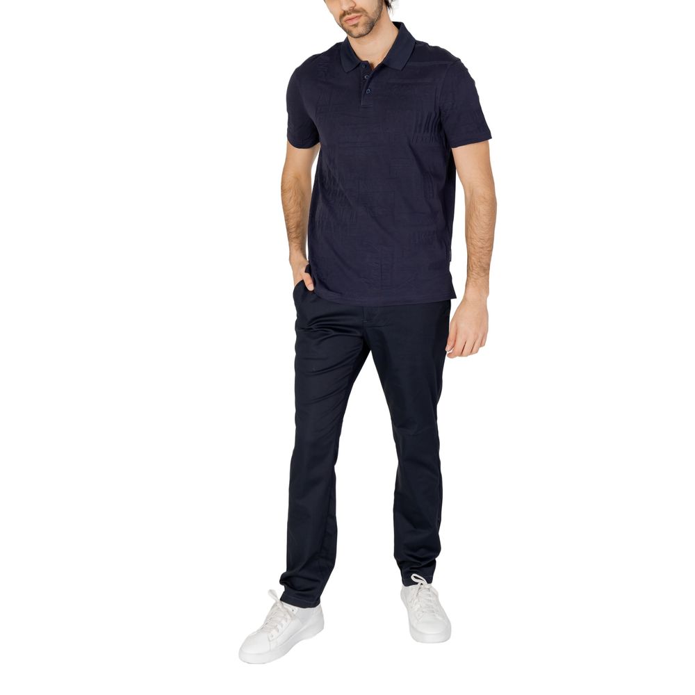 Armani Exchange Blue Cotton Jeans & Pant