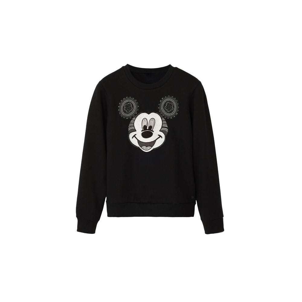 Desigual Black Cotton Sweater