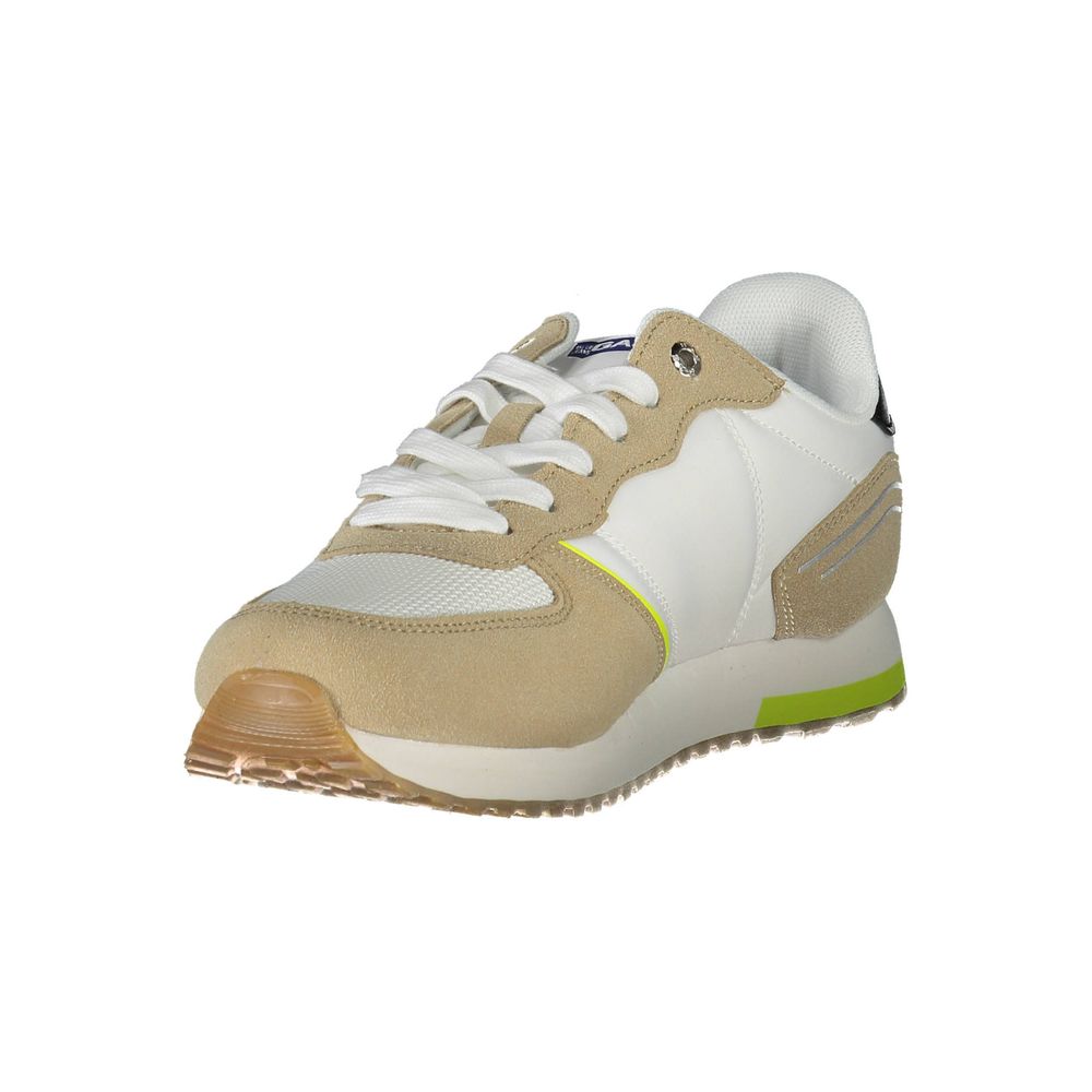 Gas White Polyester Sneaker