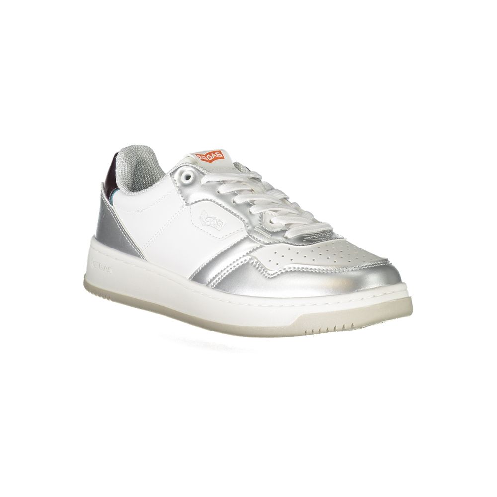 Gas White Polyester Sneaker