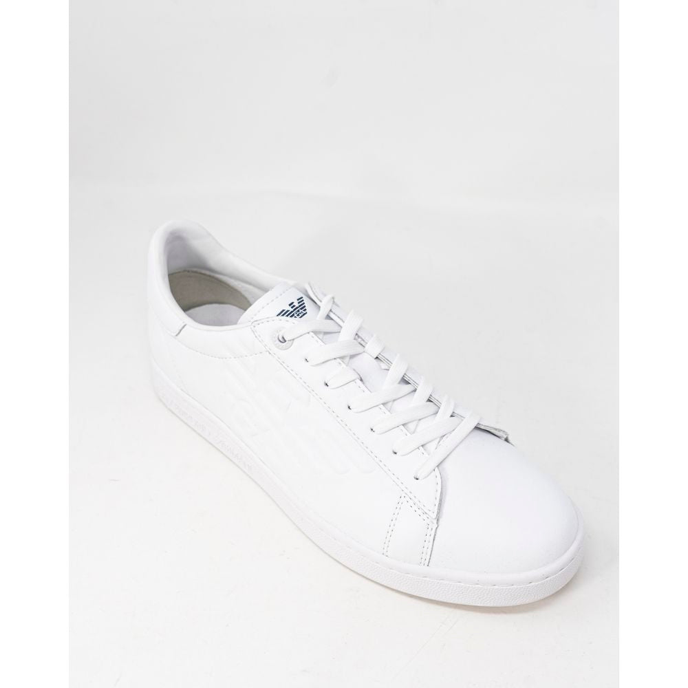 EA7 Emporio Armani White Polyethylene Sneaker