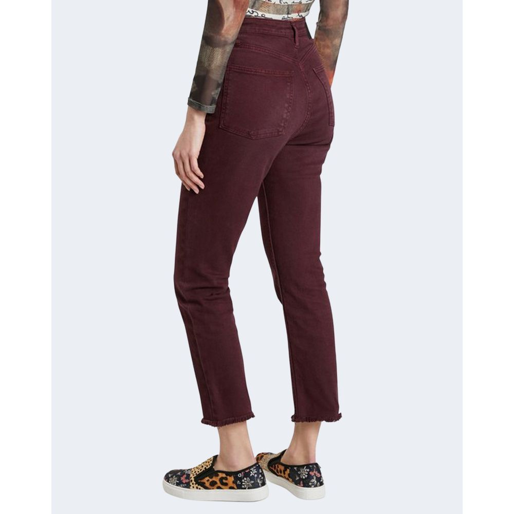 Desigual Bordeaux Cotton Jeans & Pant