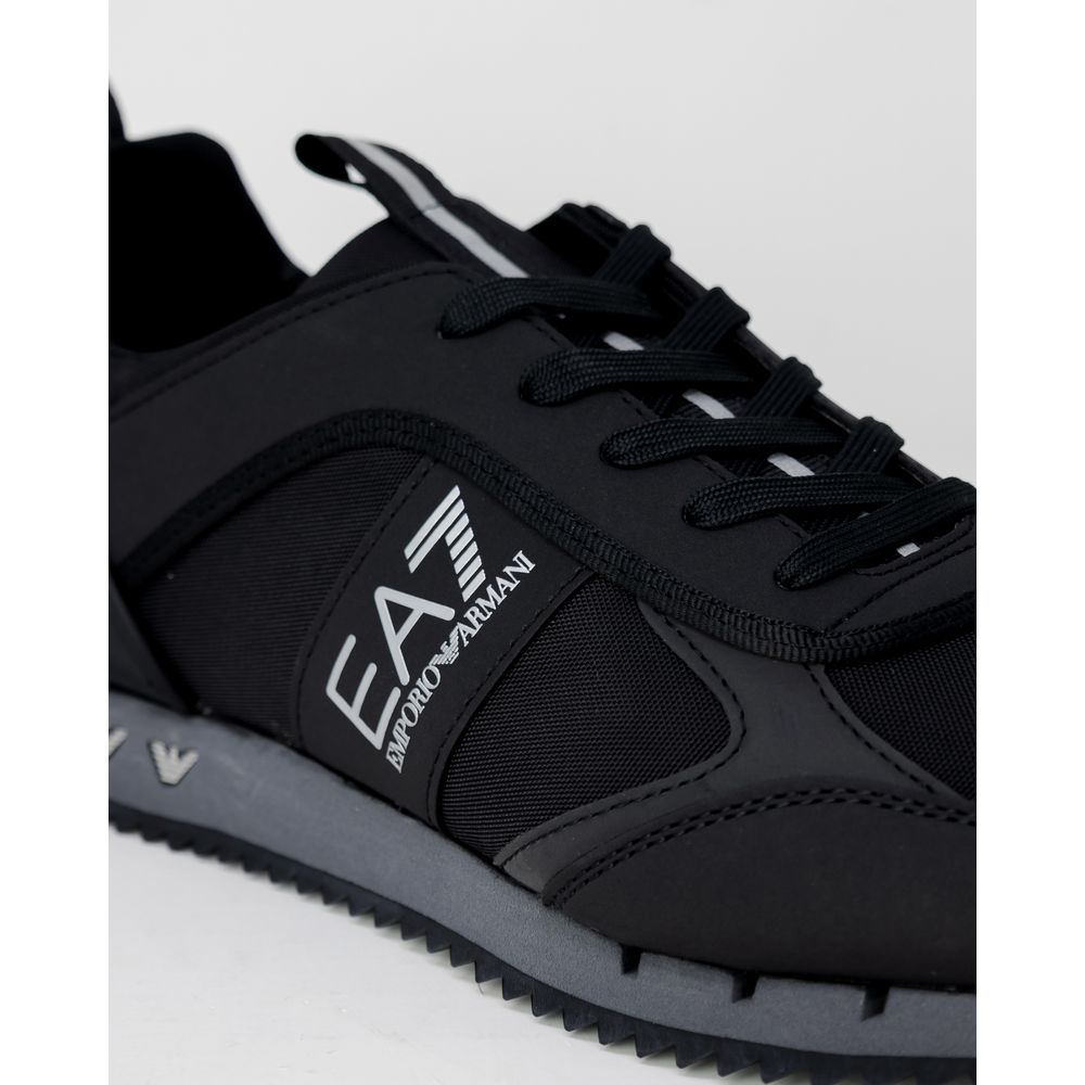 EA7 Emporio Armani Black Polyamide Sneaker