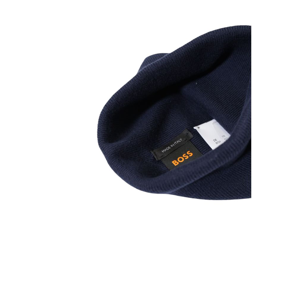 Hugo Boss Blue Cotton Hats & Cap