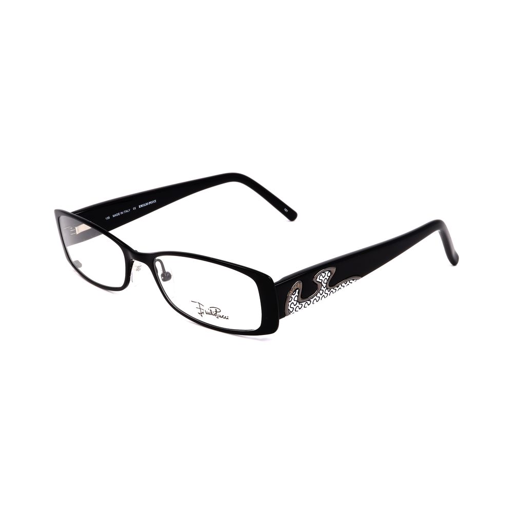 Emilio Pucci Black Metal Frames