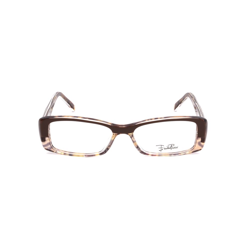 Emilio Pucci Brown Plastic Frames