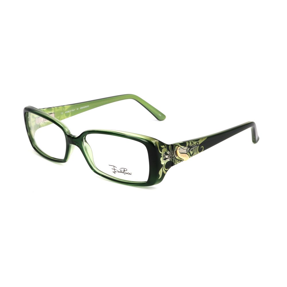 Emilio Pucci Green Plastic Frames