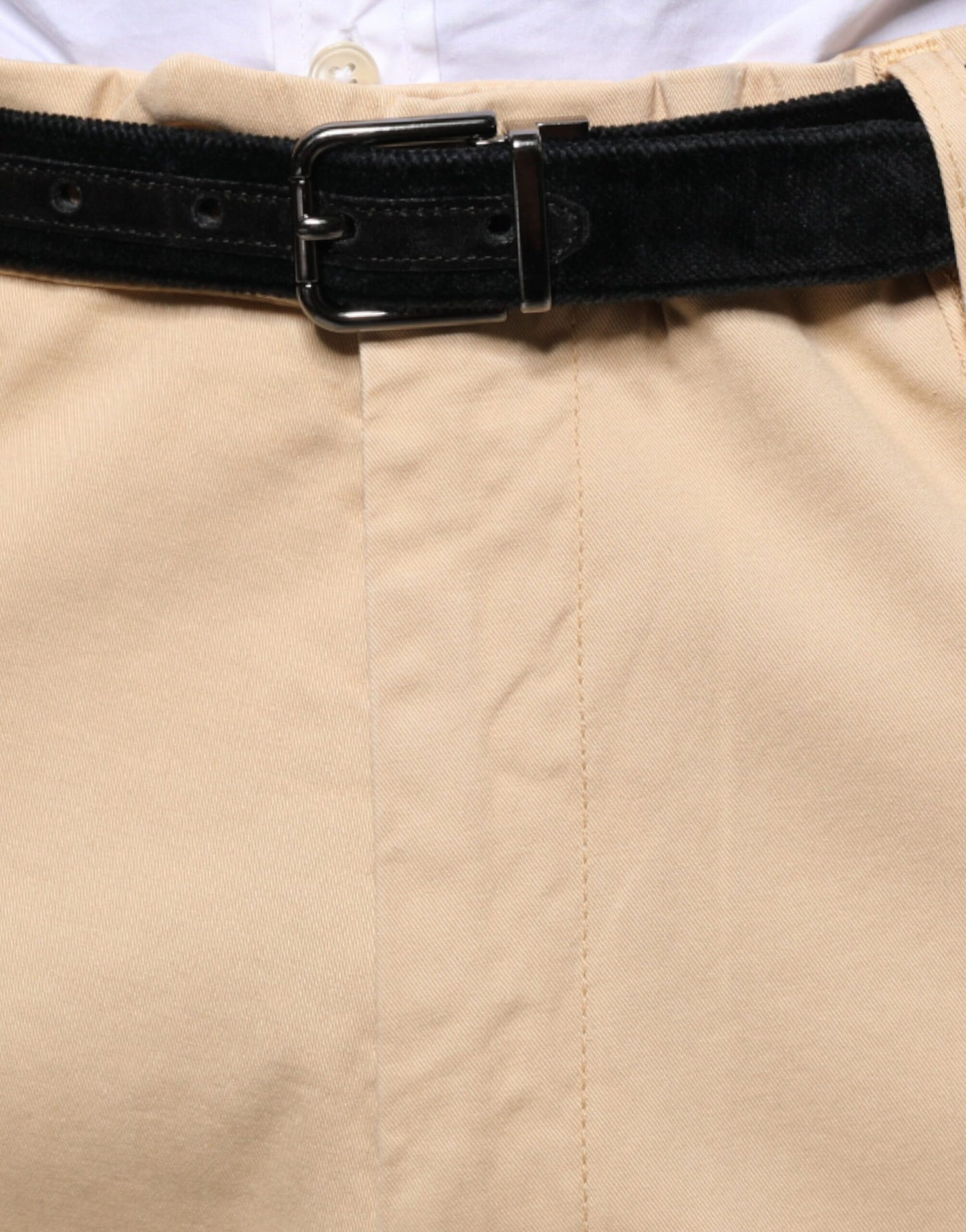 Don The Fuller Beige HOUSTON Men Cropped Dress Pants