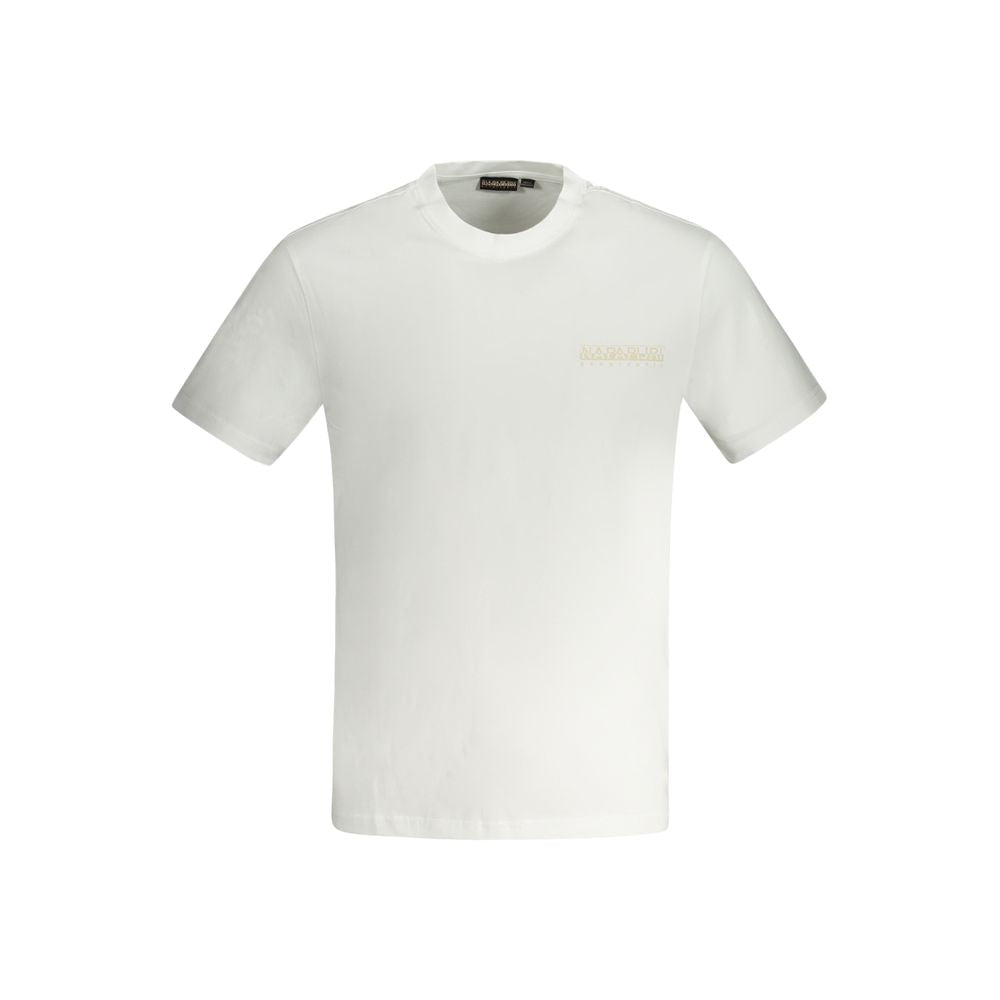 Napapijri White Cotton T-Shirt