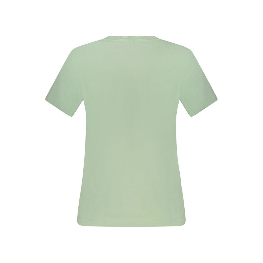 Guess Jeans Green Cotton Tops & T-Shirt