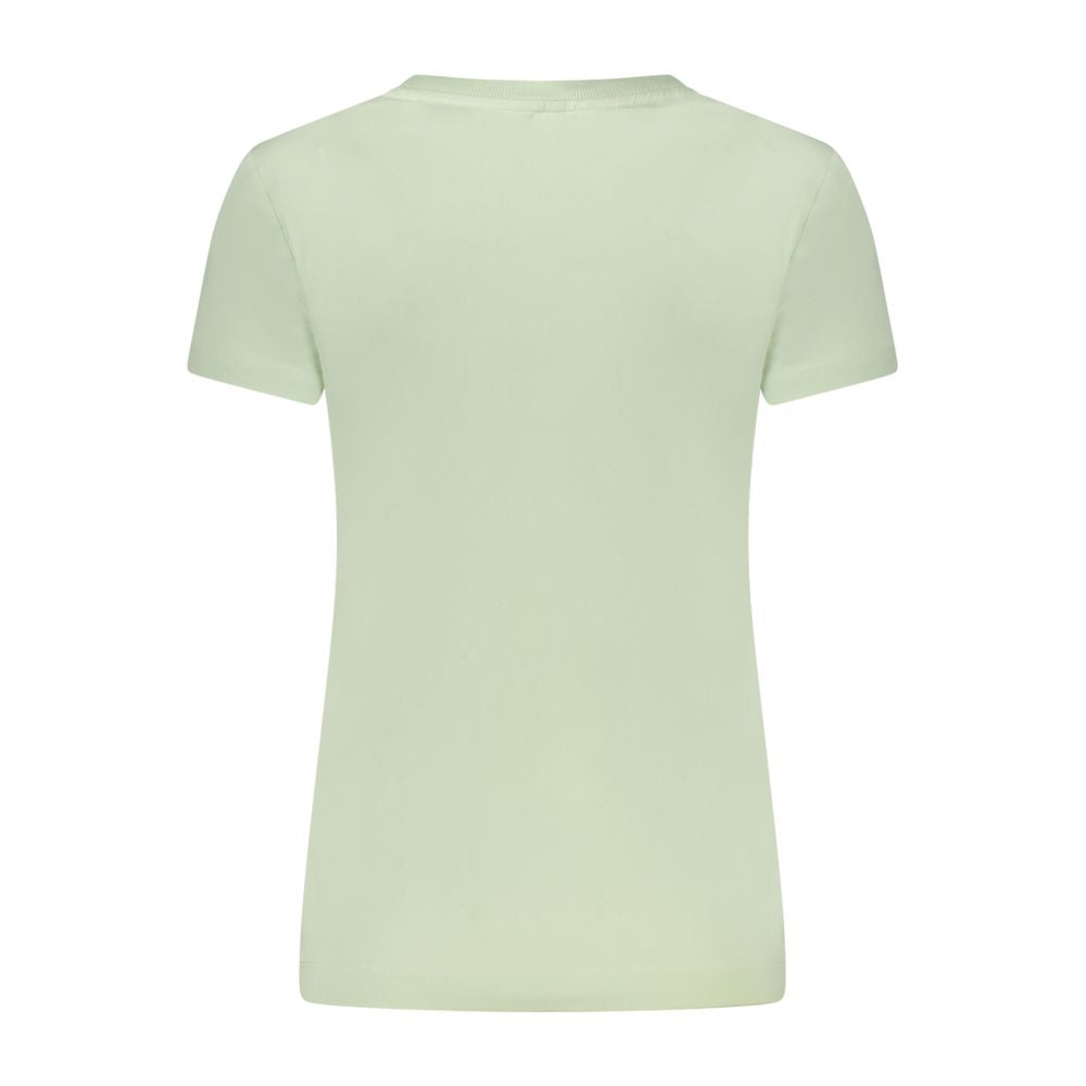 Guess Jeans Green Cotton Tops & T-Shirt