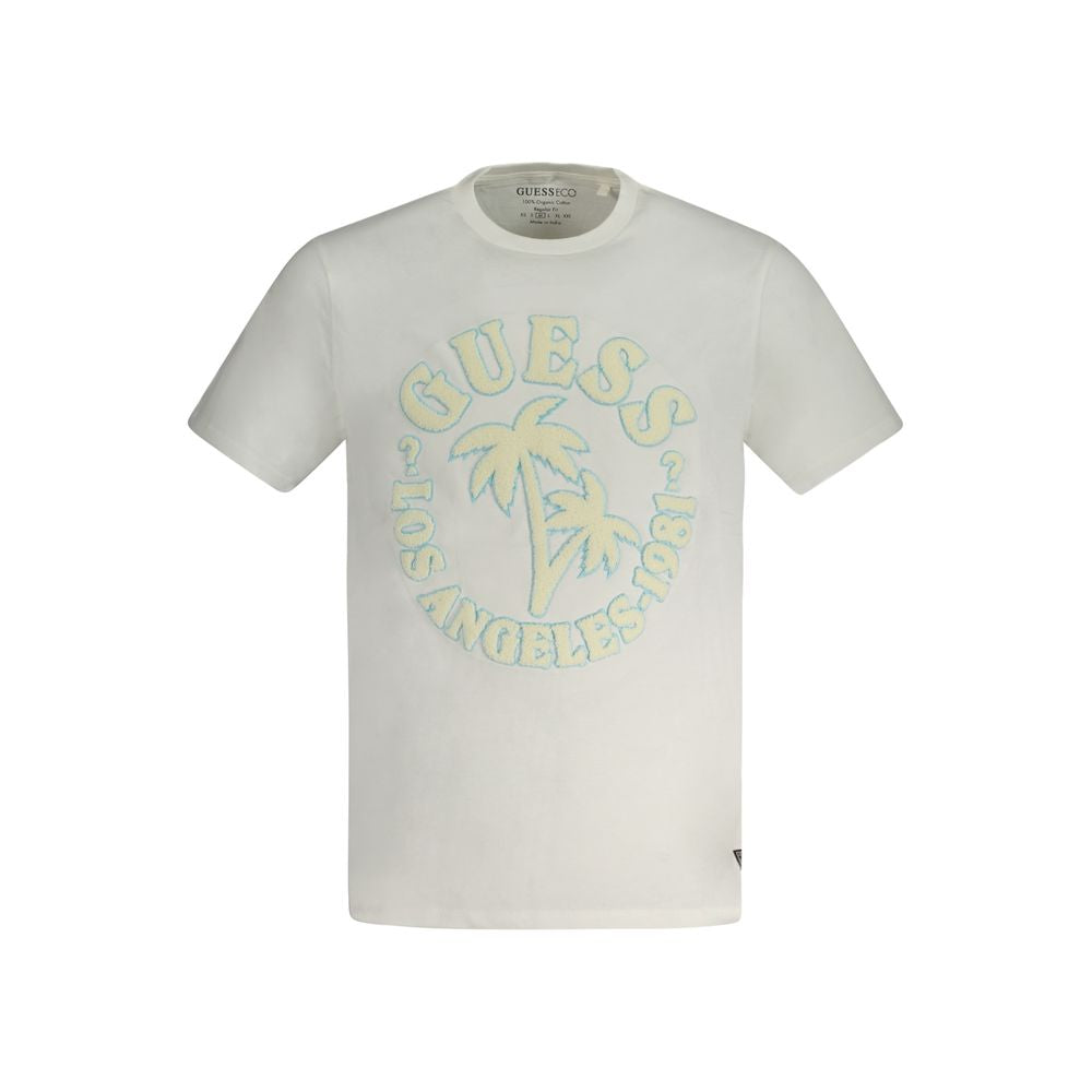 Guess Jeans White Cotton T-Shirt