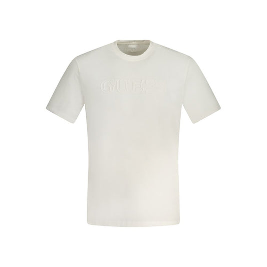 Guess Jeans White Cotton T-Shirt