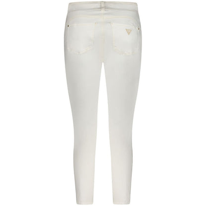 Guess Jeans White Cotton Jeans & Pant