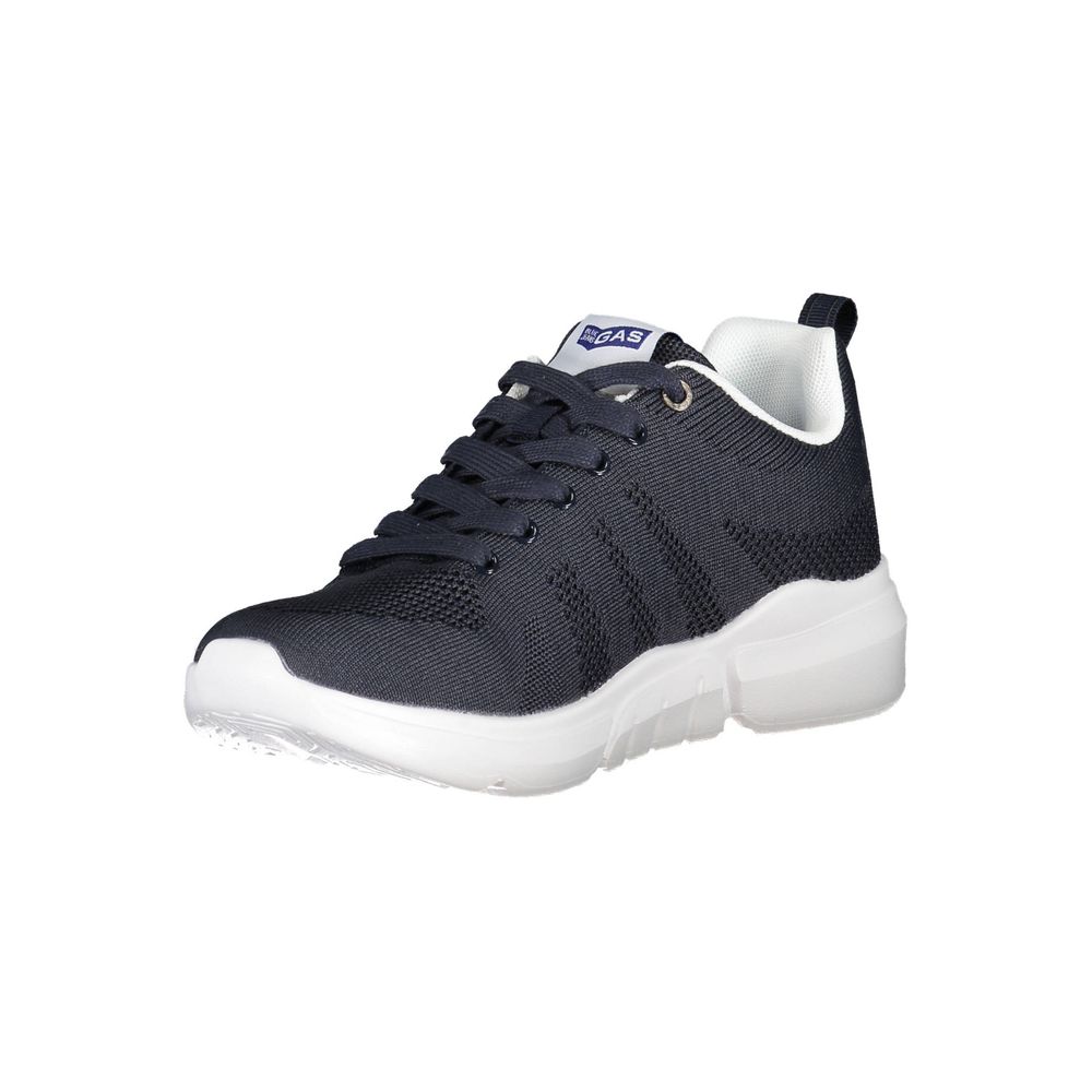 Gas Blue Artificial Leather Sneaker