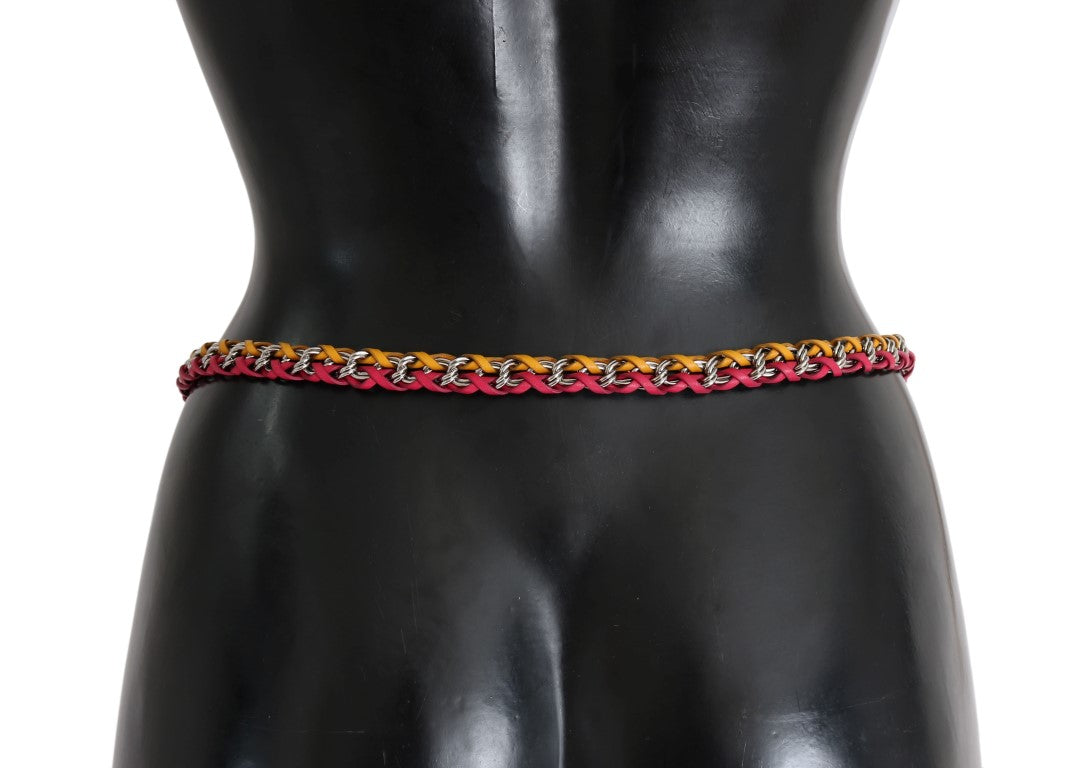 Dolce & Gabbana Elegant Multicolor Crystal-Embellished Belt Dolce & Gabbana