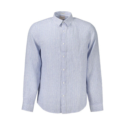 Guess Jeans Blue Linen Shirt