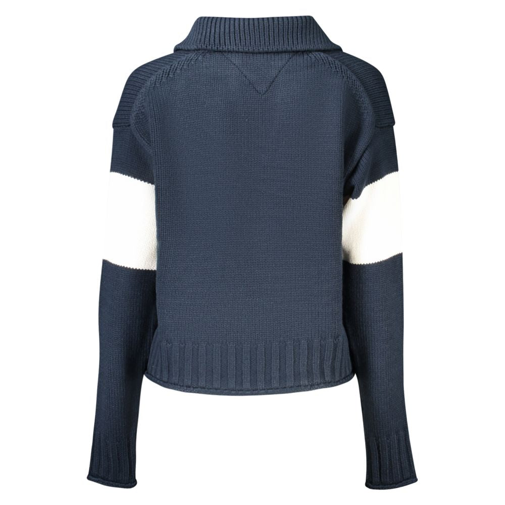 Tommy Hilfiger Blue Wool Sweater