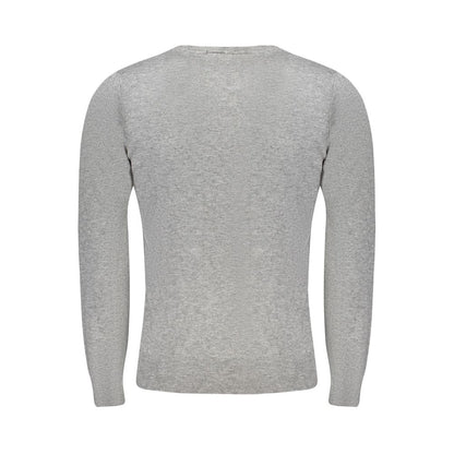 Cavalli Class Gray Polyester Sweater