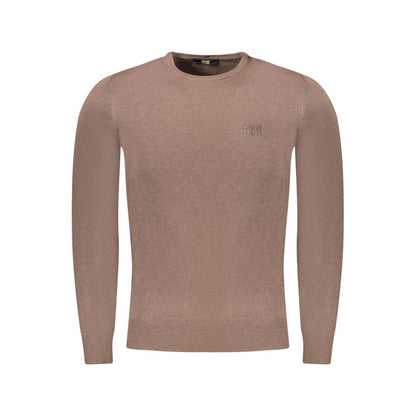 Cavalli Class Brown Polyester Sweater